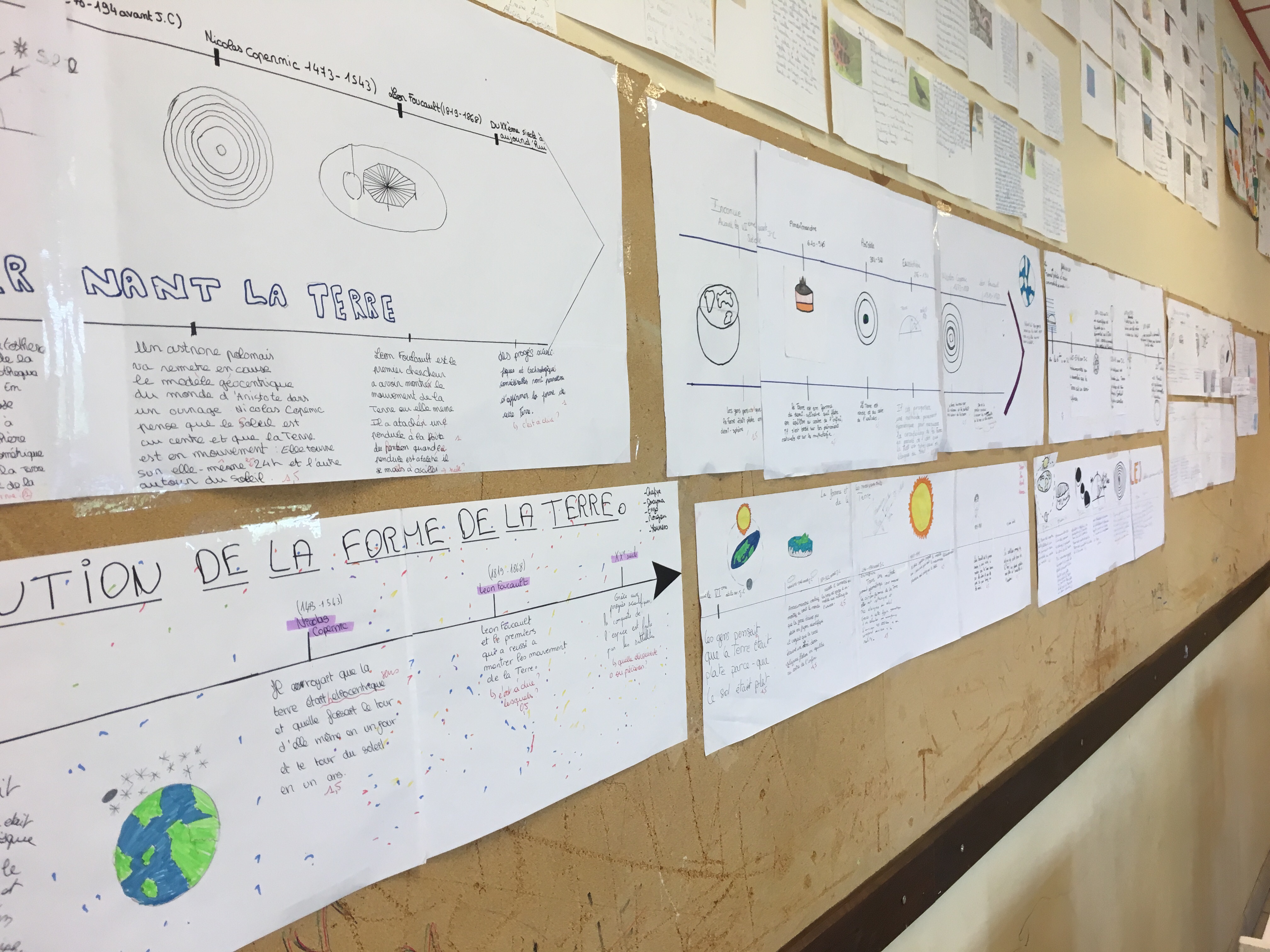 Frise Chronologique Histoire De La Terre Svt 5eme Travail de groupe : Construction d'une frise chronologique - Collège  Évariste Galois